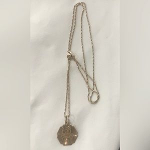 Vintage 10k Gold Chain with cancer zodiac pendant